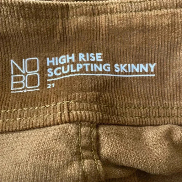 🆕NOHO Plus-Size Corduroy Corset Skinny Jeans 21🆕 - Picture 11 of 15
